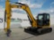 2017 CAT 308E2CR Hydraulic Excavator, EROPS, Rubber Tracks, Backfill Blade,