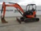 2014 Kubota U55-4 Mini Excavator, OROPS, Rubber Tracks, Backfill Blade, Swi