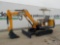 1990 Hanix N300 Mini Excavator, Rubber Tracks, Backfill Blade, Swing Boom