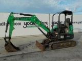 2012 Bobcat E32M Mini Excavator, OROPS, Rubber Tracks, Backfill Blade, QC,
