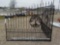 16' Wrought Iron Gate c/w Posts, Powder Coated