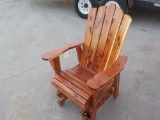 Amish Built, Red Cedar Glider Rocker