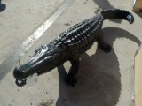 Life Size Aluminum Aligator