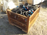 Crate of Assorted Hydraulic Hose