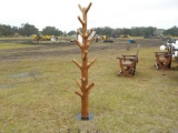 Teak Wood Hat Rack