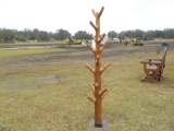 Teak Wood Hat Rack