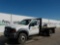 2005 Ford F550XL Regular Cab Flatbed Truck, 6.0 Diesel Engine, Automatic Tr