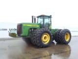 1998 John Deere 9400 4WD Tractor c/w  Duals (4 of), Front Weights, EROPS, A