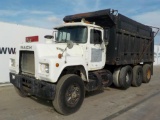 1984 Mack R600 Tri-Axle Dump Truck c/w Mack 6 Cylinder Diesel Engine, Manua