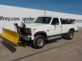 1986 Ford F250 Pick Up Truck, 4x4, Gas Engine, Automatic Transmission c/w S