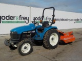 1998 New Holland T1725 2WD Compact Tractor c/w Land Pride Mower