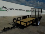 2019 Topline JT10 5'x10' Trailer c/w Tailgate- Wood Floor, 3500lb. Axle, Ne