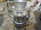 22.5 x14 Aluminium Rims (9 of)