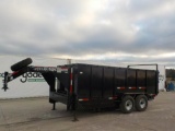 TP   5th Wheel Goose Neck Tandem Axle Dump Trailer