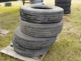 Assortment of 22.5  Tires (4 of)