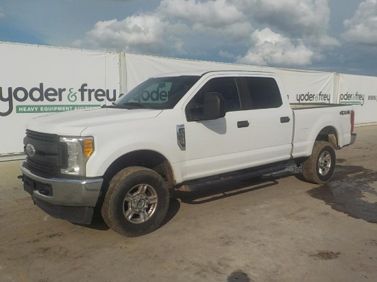 2017 Ford F250XL Crew Cab Truck, 4 WD c/w A/C (100,981 Miles)