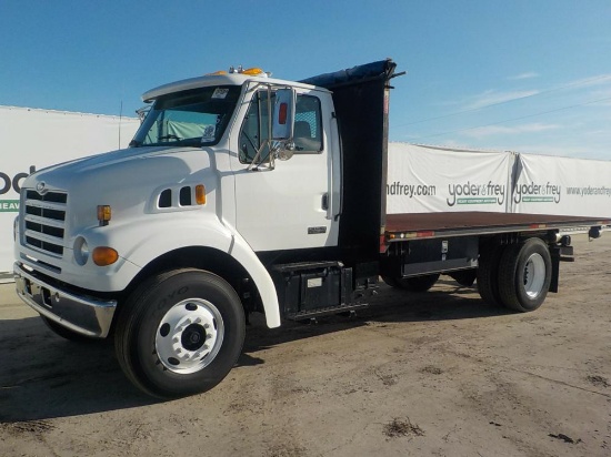 2000 Sterling 7500 Straight Flatbed Truck