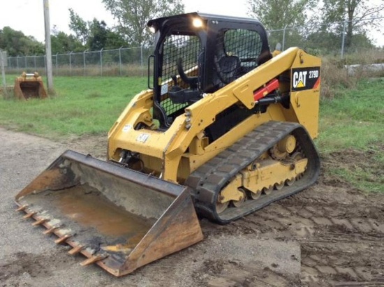 2017 CAT 279D Tracked Skidsteer Loader, OROPS, Hydraulics c/w Bucket