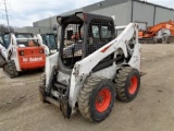 2017 Bobcat S650 Skidsteer Loader, OROPS, Hand/Foot Controls c/w Industrial