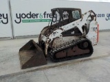 2012 Bobcat T190 Tracked Skidsteer Loader, OROPS c/w Aux Hydraulics, Rubber