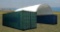 20' x 20' PVC Single Trussed Dome Container Shelter c/w Galvanised Tube