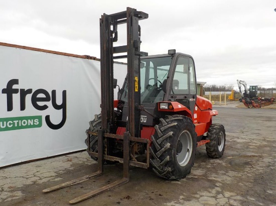 2005 Manitou M30-4 4WD Rough Terrain Forklift c/w PUH, 3 Stage Mast, Forks