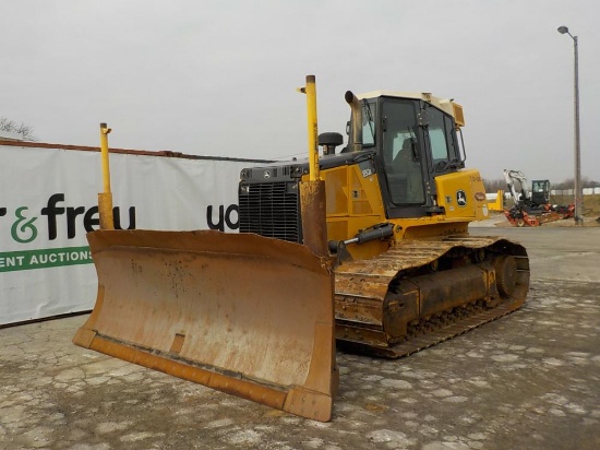 2013 John Deere 850K WLT Crawler Dozer, 30" Tracks, EROPS,13' 6 Way Blade c