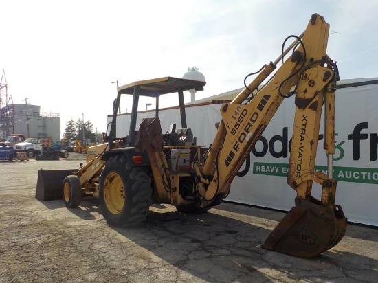 1997 Ford 555D Extendahoe Backhoe Loader, OROPS (8,790 Hours)