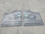 20' Wrought Iron Gates c/w Animal Design (2 of)