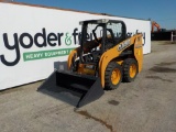 Case SR130 Skidsteer Loader c/w EROPS, Piped, Bucket, A/C, Joystick Control