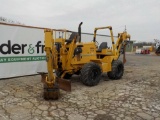 2000 Vermeer 8550A Cable Plow c/w Dozer Blade, Backhoe Atachment, 4WD (1,60