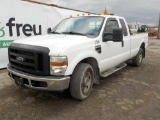 2009 Ford F250 Supercab Pickup c/w V8-5.4L, Automatic, Toolbox, Headache Ra