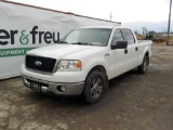 2008 Ford F150 Crew Cab Pickup, c/w V8-5.4L, Automatic, Power Doors/Windows