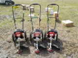 Gas Weed Trimmer on Wheels (3 of)