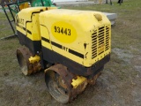 2005 Wacker RT Double Drum Vibrating Padfoot Trench Compact Roller