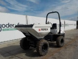 2008 Terex 3 Ton Swivel Skip Dumper c/w Roll Bar (2,581 hours)