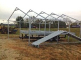 26' x 24' x 8' Steel Building Frame, 14 gage 2