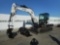 2019 Bobcat E85 EM Hydraulic Excavator, 18'' Pads, Rubber Tracks, Blade, Of