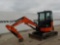 2015 Kubota U35-4 Mini Excavator, Rubber Tracks,  Blade, Offset, QC, Piped