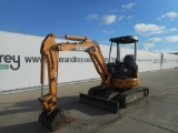 2013 Case CX36B Mini Excavator, OROPS c/w Rubber Tracks, Push Blade, Bucket