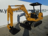 Mitsubishi ME20 Mini Excavator, Rubber Tracks, Blade, Offset (3,178 Hours)