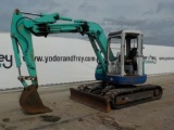 2003 IHI 70Z Hydraulic Excavator, Rubber Tracks, Blade, Offset, Piped, EROP