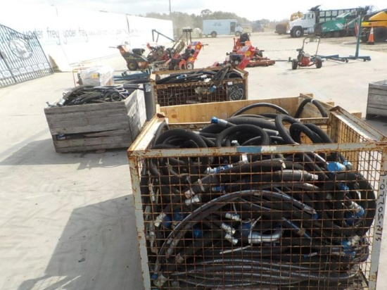 Crate of Assorted Hydraulic Hose (4 of)