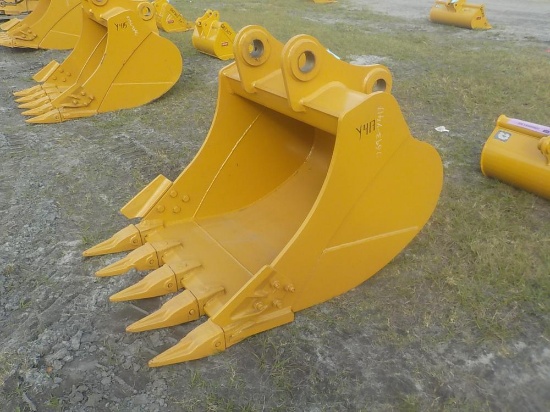 Tiger  42" Bucket, 80mm Pins to suit 20 Ton Excavator c/w Side Cutters, Rei