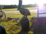 6' Aluminum Pelican on Stump