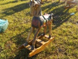 Teak Rocking Horse