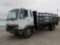 1998 Mitsubishi  Single Axle Flatbed Truck c/w Side Boards & Burro Forklift