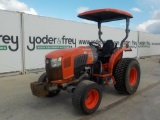 2014 Kubota L4760GST Tractor 49 HP, Turf Tires, Open Cab, Front Counterweig