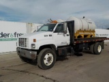 1998 GMC C7500 Single Axle Flatbed Water Truck, Set up for Boring Unit, CAT