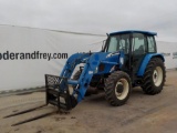 2005 New Holland TL80A 4WD Tractor c/w New Holland 52LC Front Loader, 2 Spo